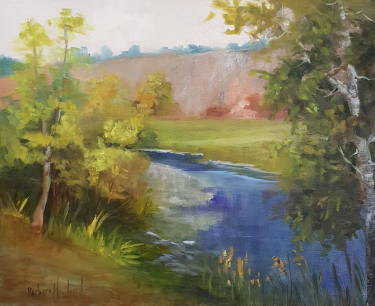 Pagosa Springs View Oil on Canvas, in Landscapes