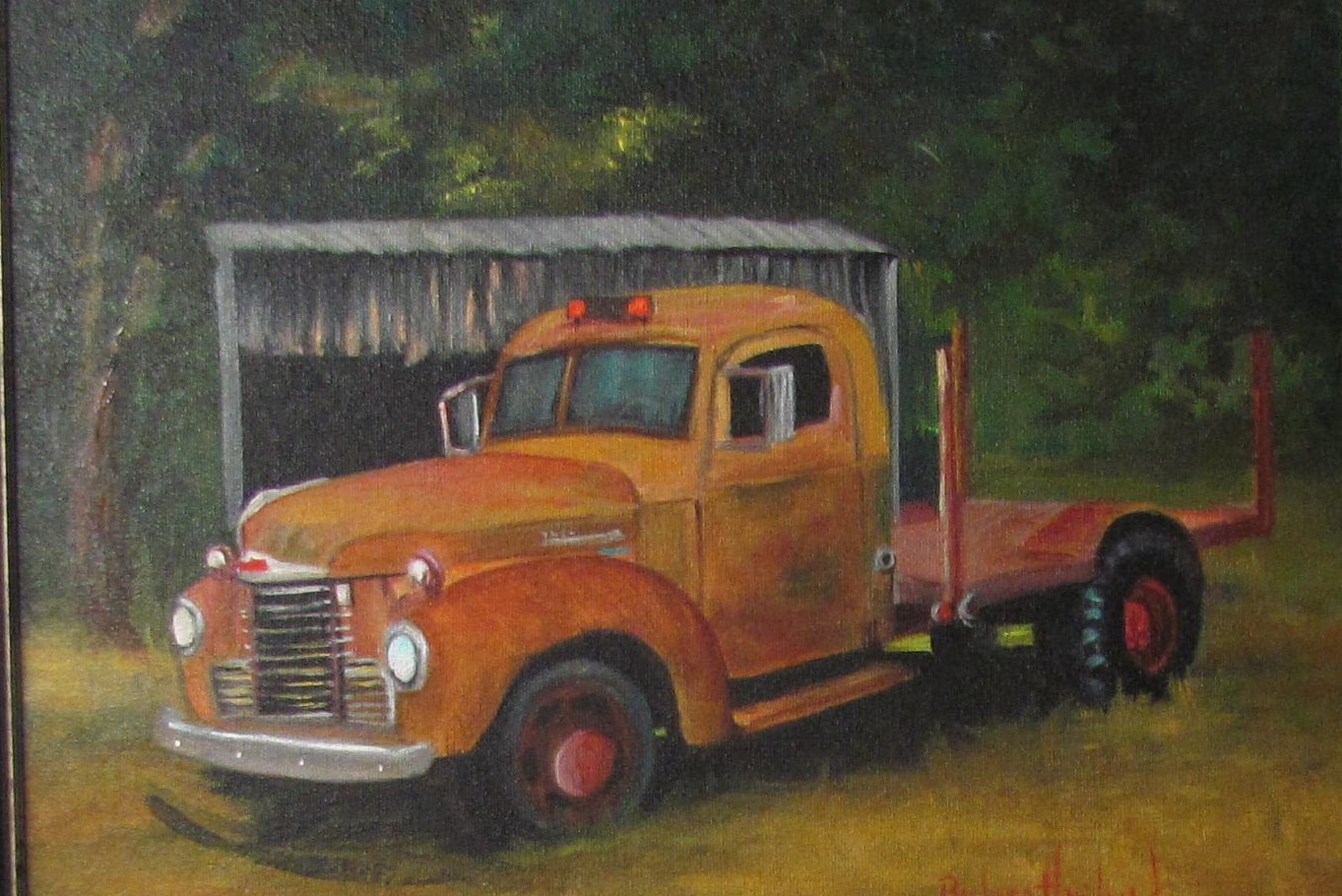 International Truck, rusty, vehicle