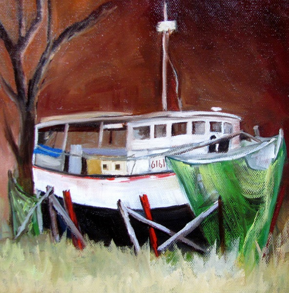 Boat in Dry Dock