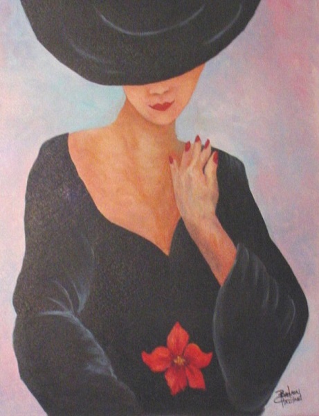 Lady in Black Hat