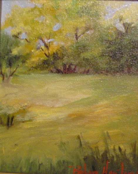 Yellow Landscape Study
