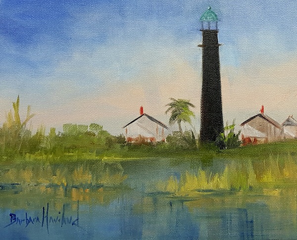 Port Bolivar Houses and Lighthouse
