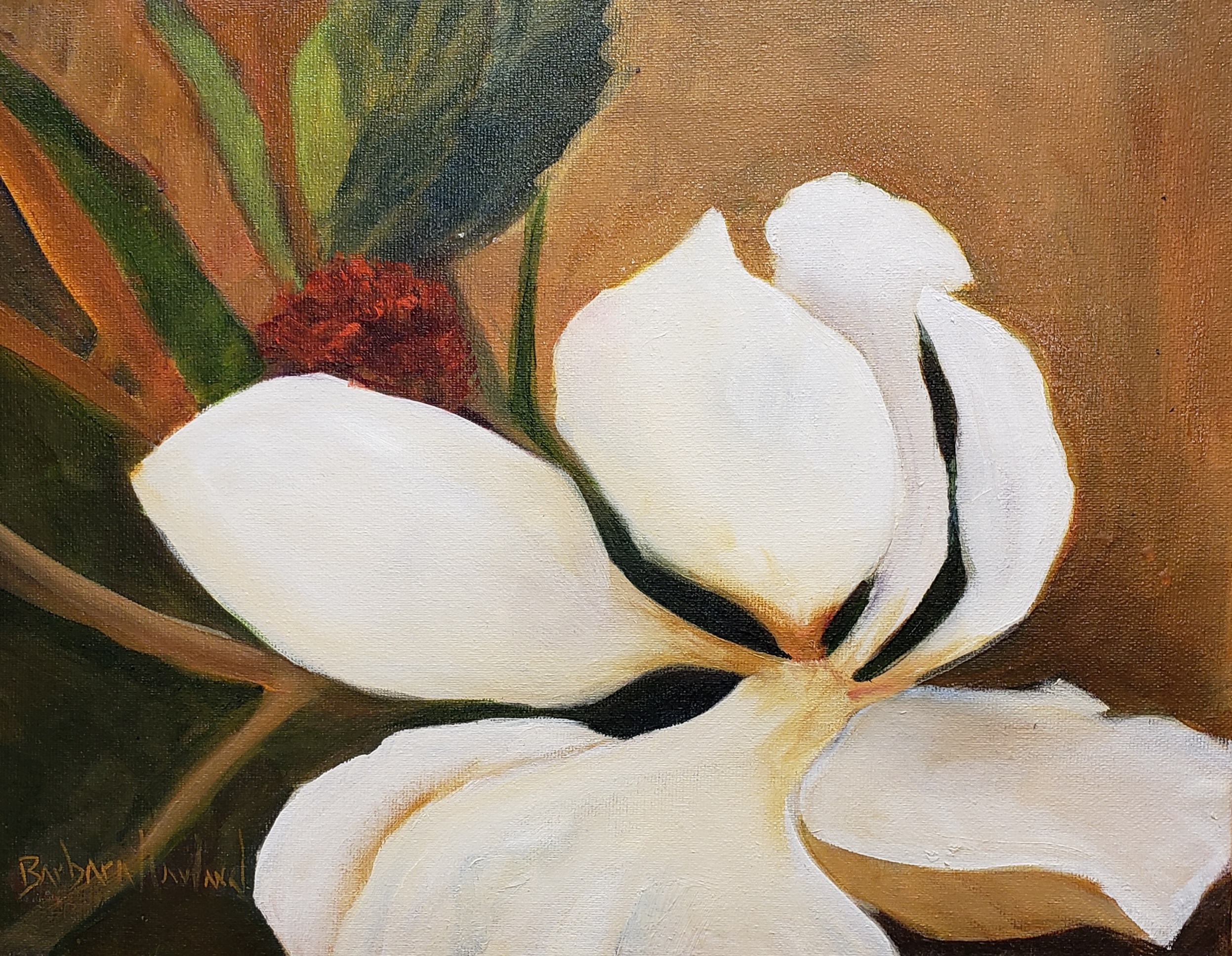 Wilted Magnolias, floral