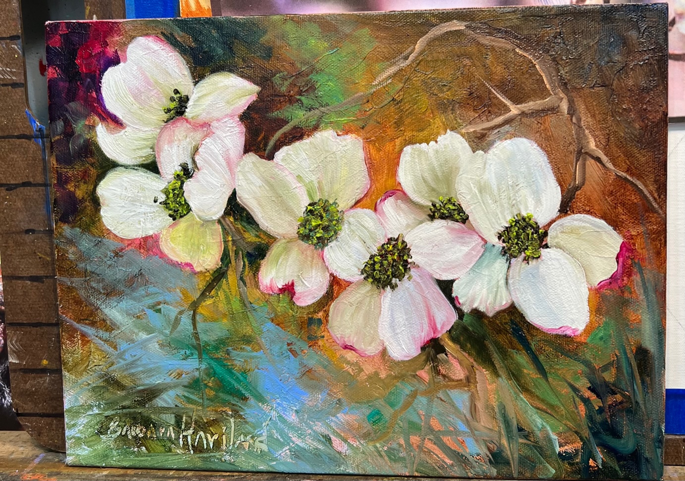 Dogwoods 2022  SOLD, Prints available